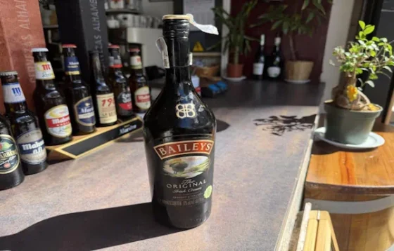 Copa de licor Baileys
