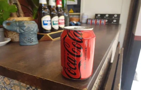 Botella de Coca-Cola Zero