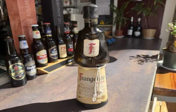Copa de licor Frangelico