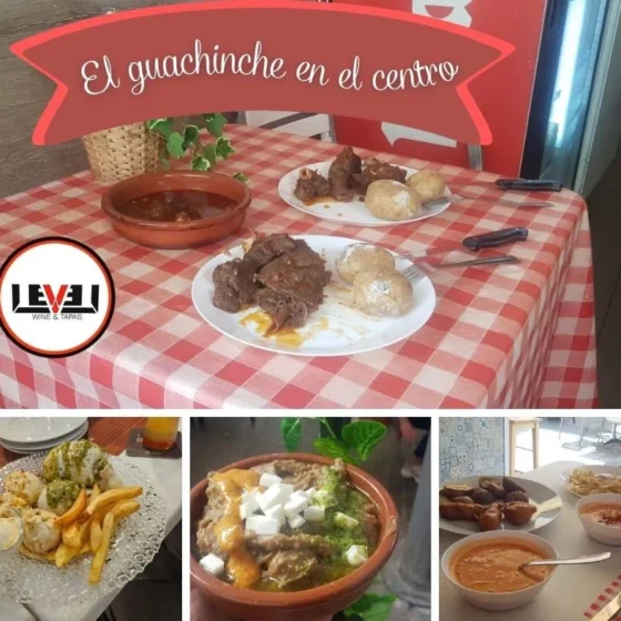 Ambiente típico de guachinche canario