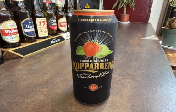 Botella de sidra Kopparberg