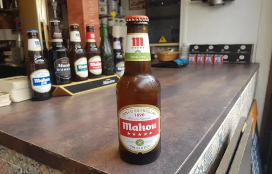 Botellín de cerveza Mahou 5 Estrellas Sin Gluten