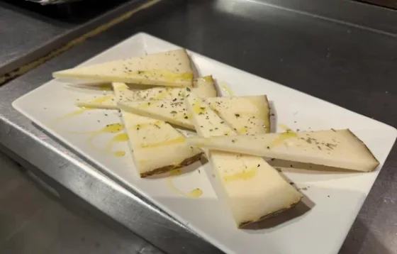 Tabla de queso curado canario