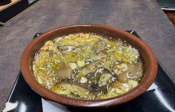 Setas al ajillo salteadas